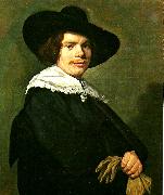 Frans Hals mansportratt oil on canvas